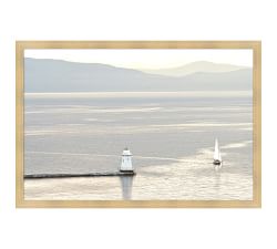 Coastal Beacon Framed Print