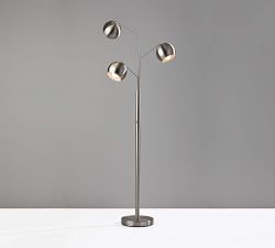 Brooks Metal Triple Head Floor Lamp (68")