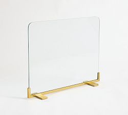 Linden Fireplace Glass Screen