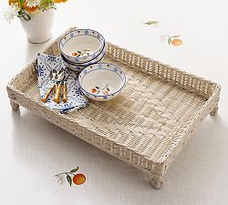 Mark D. Sikes Footed Woven Tray