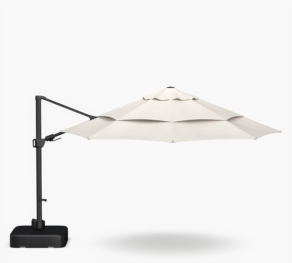 13 foot cantilever patio umbrella canada TREASURE GARDEN STARLUX PLUS - OCTAGON SERIES - FT Introducing 13ft Double Top Round Cantilever Umbrella Pro 13 ft. x 10 ft.