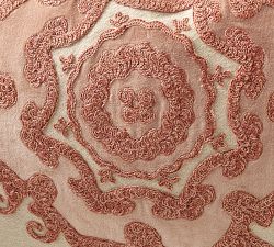 Alta Embroidered Lumbar Pillow Cover