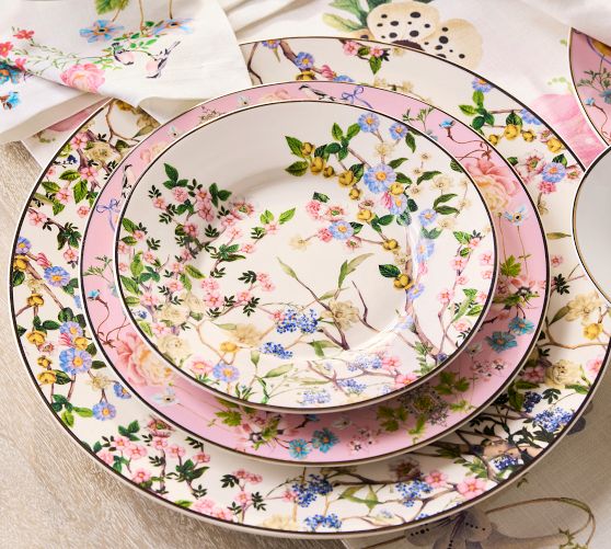 Cynthia Rowley Midsummer Night's Dream Salad Plates - Set of 4 by Pottery Barn