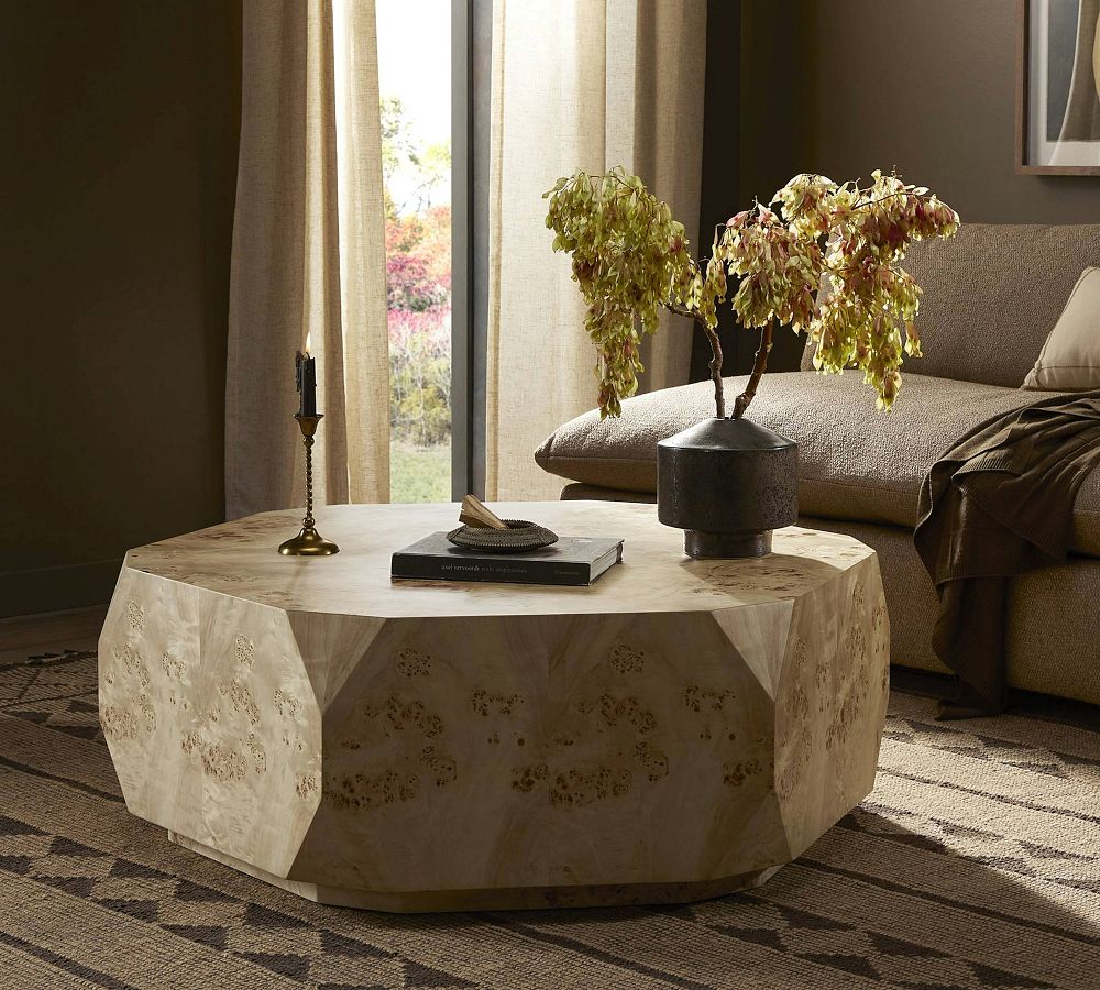 Elaina Geometric Coffee Table (45.5") by Pottery Barn
