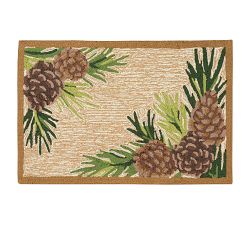 Pinecone Border Doormat