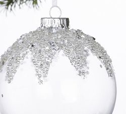 Shatterproof Winter White Ornament Sets