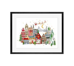 Christmas In the City Framed Print