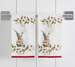 Forest Gnome Hand Towels - Set of 2