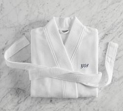 Lightweight Waffle Weave Resort Robe