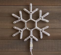 Lit Cool Toned Snowflake