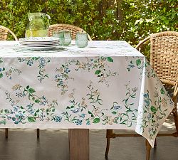 Monique Lhuillier Summer Blossom Outdoor Oilcloth Tablecloth