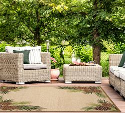 Pinecone Border Doormat