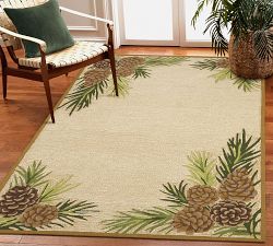 Pinecone Border Doormat