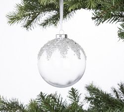 Shatterproof Winter White Ornament Sets