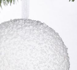 Shatterproof Winter White Ornament Sets