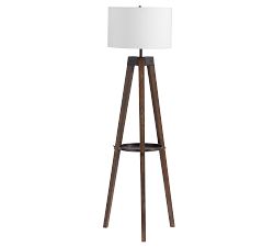 Miles Tripod Wood Floor Lamp (52")