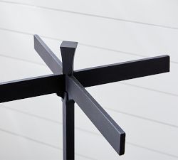 Malibu Metal Outdoor Pool Storage Towel Stand