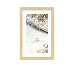 Seaside Sun Framed Print