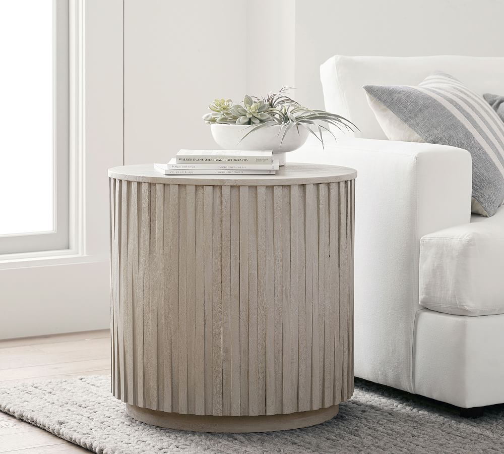 Coloma Round End Table (24") by Pottery Barn