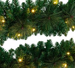 Faux Lit Wall Hanging Christmas Tree