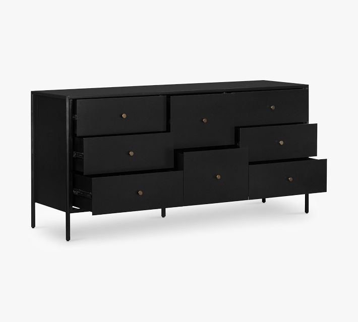 70 inch dresser black Amazon.com: Huuger 70 Inch Dresser for Bedroom, TV Stand for 65, 75, 80 Inch  TV, 13 Fabric Drawer Long Dresser, Wide Chest of Drawer, Black Storage  Units for Bedroom : Home & Kitchen