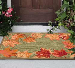 Leaves Border Doormat