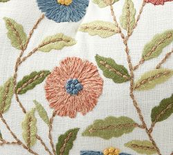 Spring Floral Heart Shaped Pillow