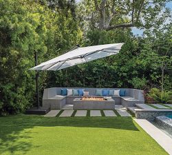 11.5x13&rsquo; Square Cantilever Outdoor Patio 