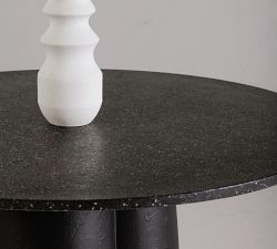 Alexi Concrete Round Outdoor Dining Table (47")
