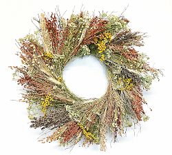 Dried Fall Bounty Wreath