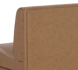 Graden Faux Leather Banquette