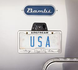 Airstream License Plate Holder