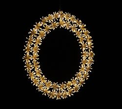 Lit Twinkling Cluster Wreath