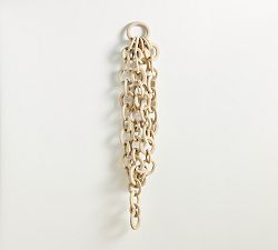 Open Box: Wooden Chain Wall Art - White Wash