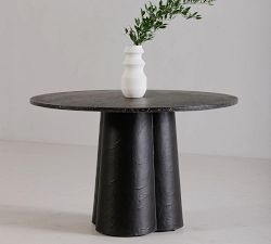 Alexi Concrete Round Outdoor Dining Table (47")