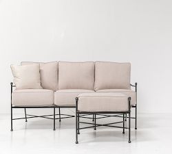 Bowie Metal Outdoor Ottoman