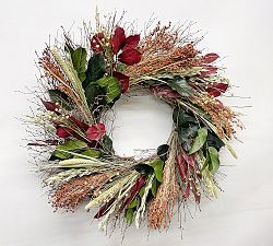 Dried Autumnal Dusk Wreath