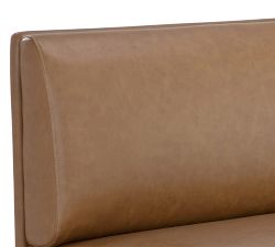 Graden Faux Leather Banquette