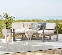 Indio Eucalyptus 4-Piece Outdoor Sectional (78")