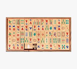 Open Box: Handcrafted Wooden Mahjong Game