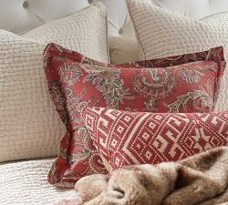 Caroline Paisley Organic Cotton Sham