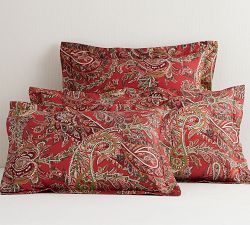 Caroline Paisley Organic Cotton Sham
