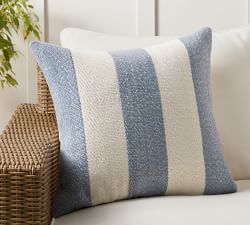 Classic Striped Handwoven Outdoor Pillow
