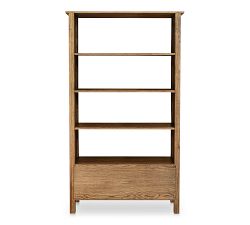 Ellenburg Open Bookcase with Drawers (43.5")