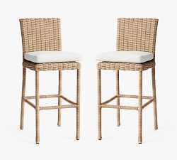 Huntington Wicker Outdoor Barstool