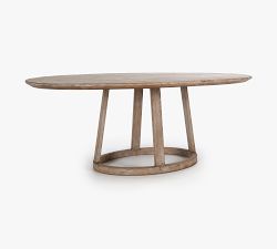 Lace Reclaimed Wood Oval Dining Table (48")