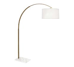 Moore Marble Floor Lamp (81")