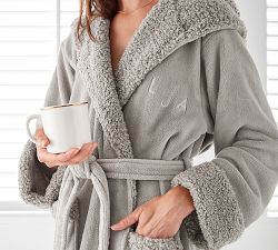 Teddy Faux Fur Trim Robes
