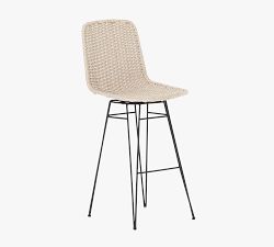 Annette Woven Swivel Outdoor Couner &amp; Bar Stools