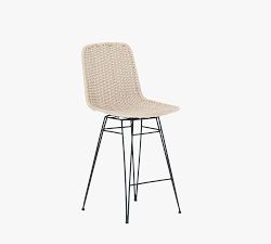 Annette Woven Swivel Outdoor Couner &amp; Bar Stools